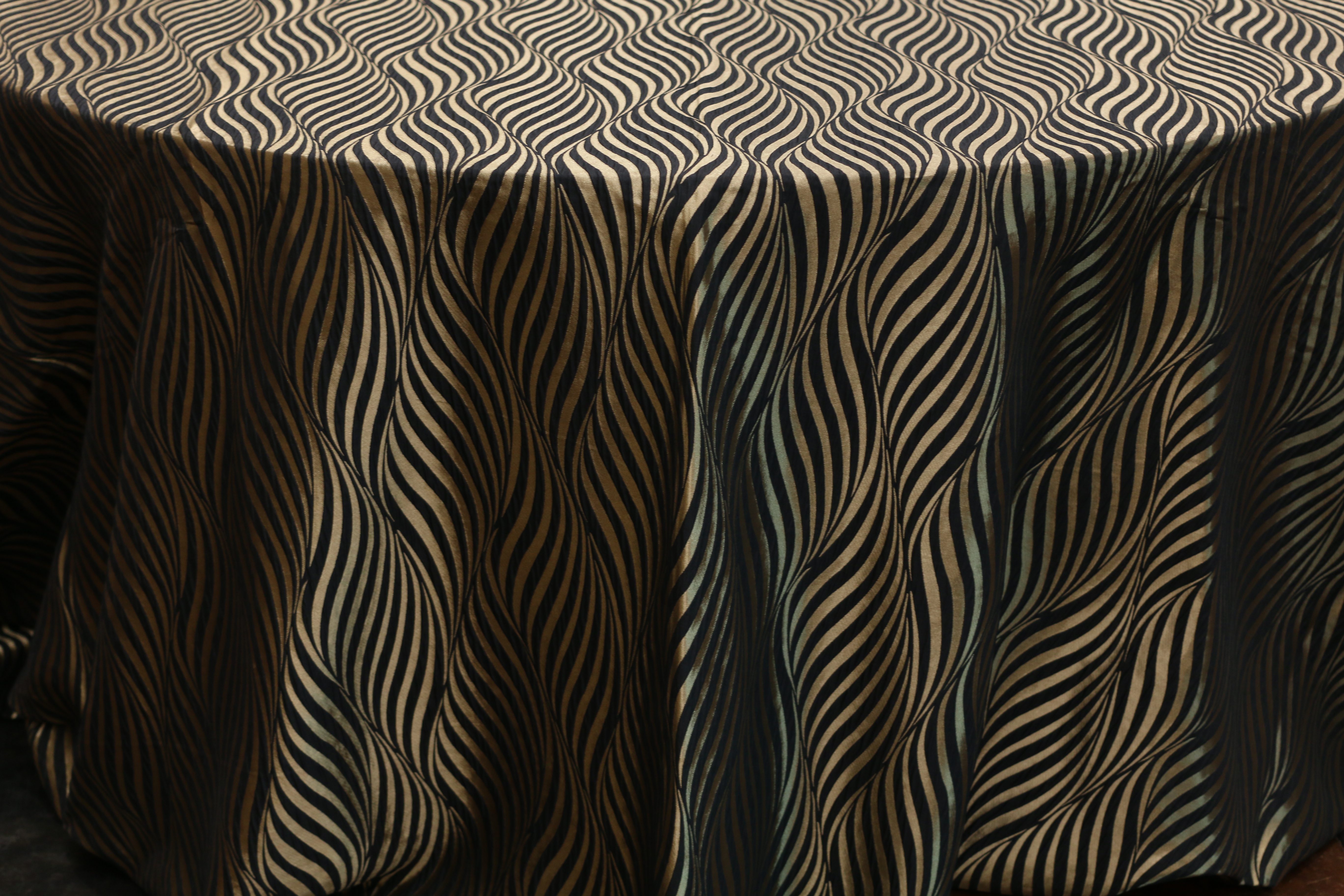Eb Inc Events Morocco Tablecloth Black Gold Tablecloth Black Gold View Larger