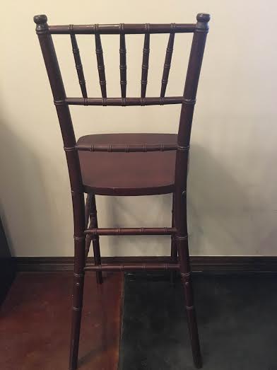 eb inc events mahogany chiavari chairs bar stool