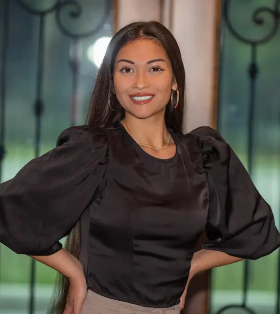 Valérie Bonvillain from EB Inc event rentals in Houston