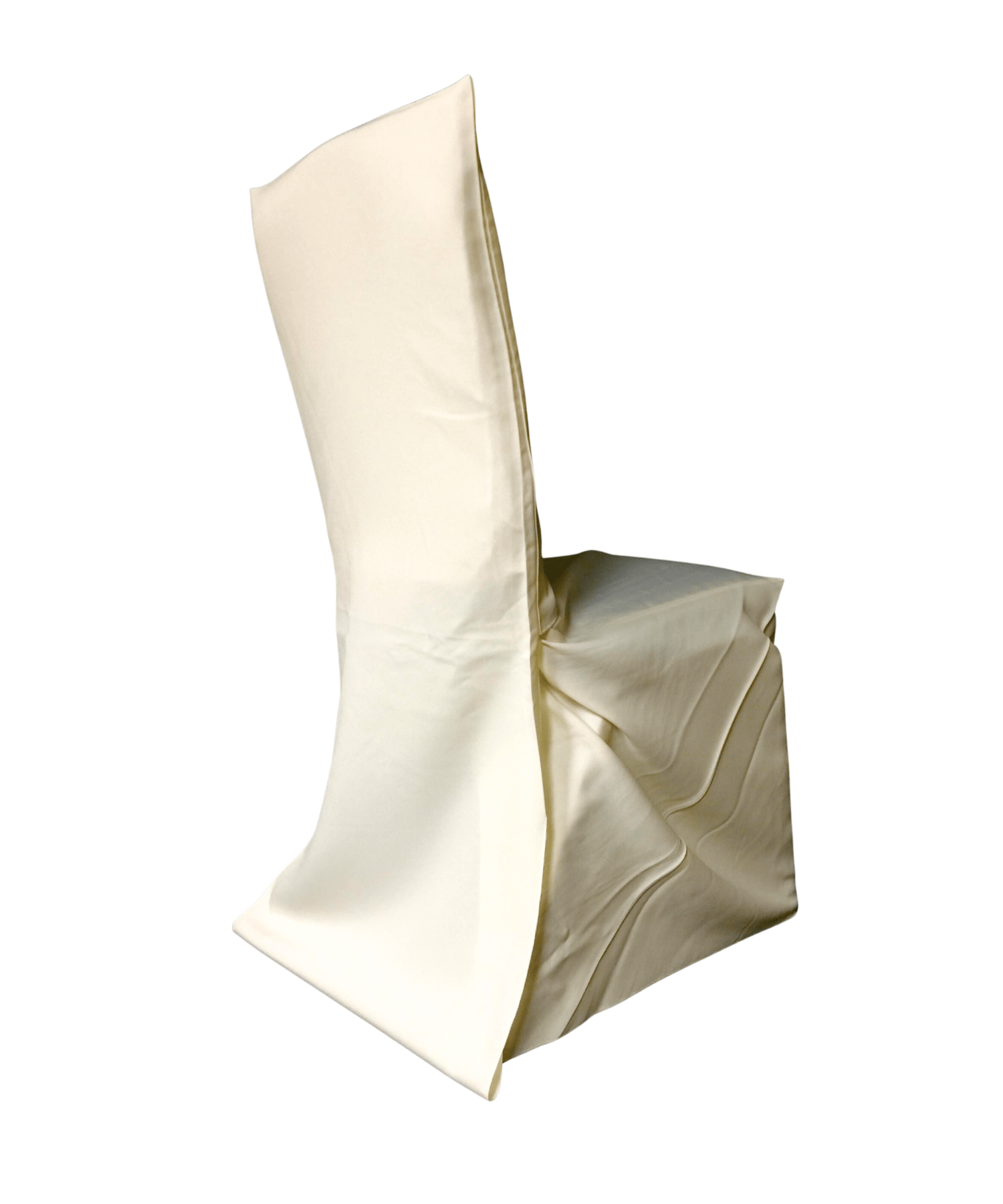 Ivory Poplin Foam Back Fitted Chaircover