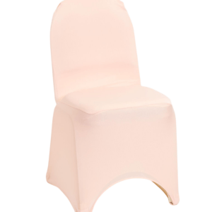 Blush Spandex Chair Cover