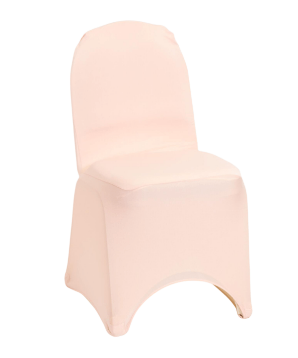 Blush Spandex Chair Cover