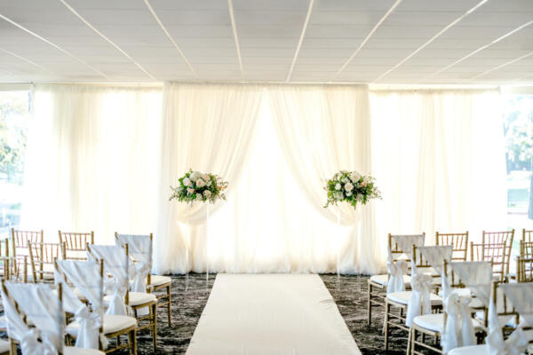 Ivory Chiffon Drape - Image 3