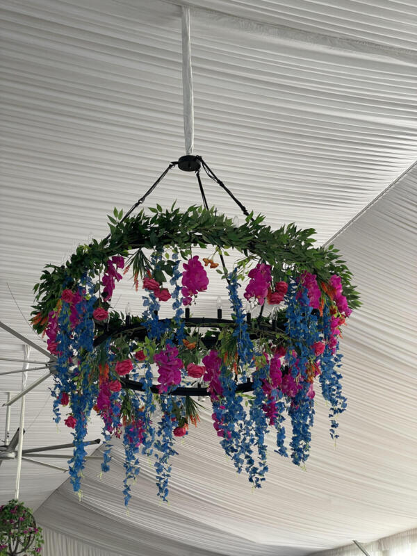 2 Tiered Farm House Large Chandeliers - Image 2