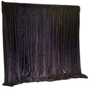 Black Penne Drape