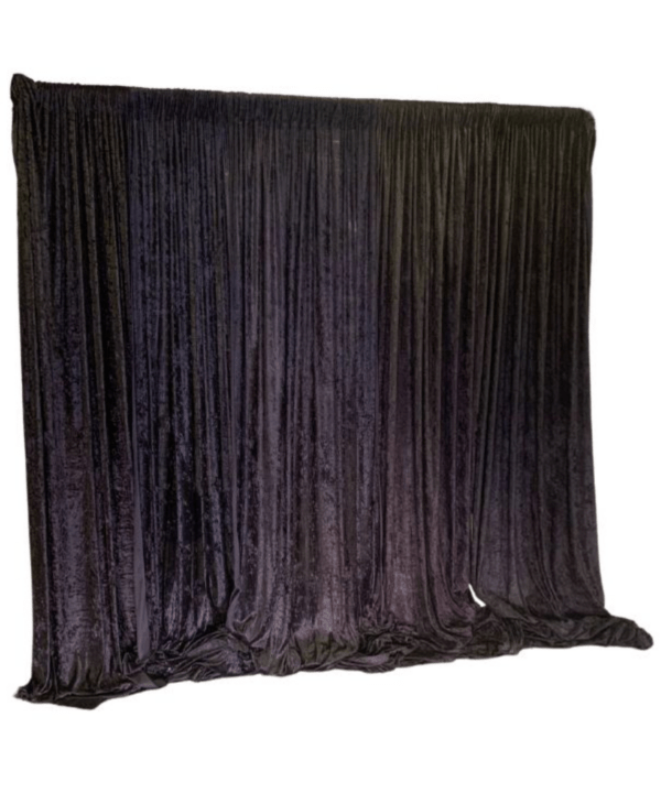 Black Penne Drape