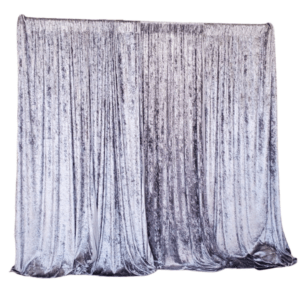 Charcoal Penne Drape