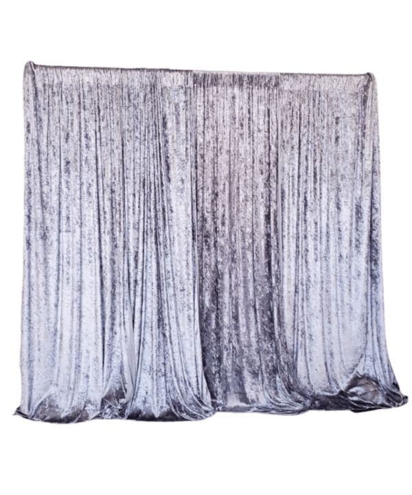 Charcoal Penne Drape