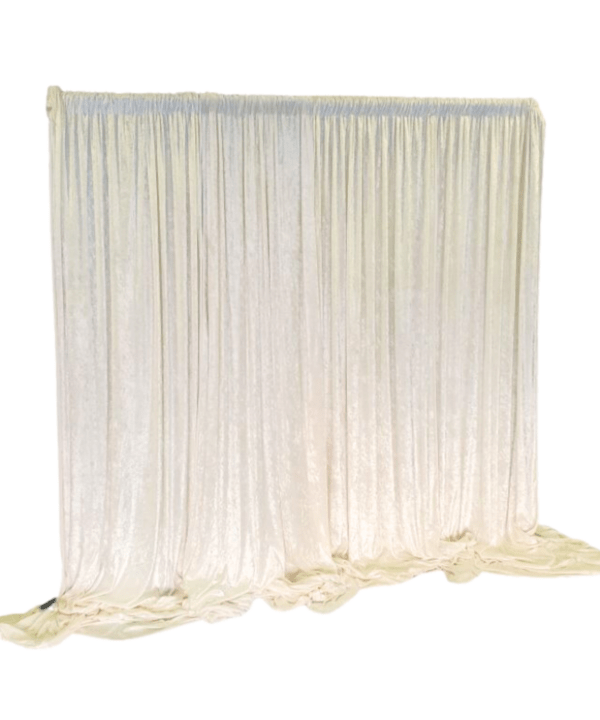 Ivory Penne Drape
