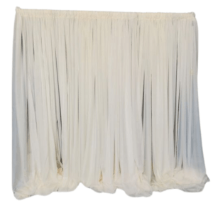 Ivory Chiffon Drape