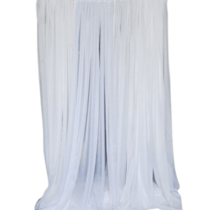 White Chiffon Drape
