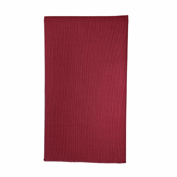 Burgundy Poplin Napkin