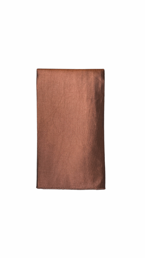 Brown Tint Copper Taffeta Napkin