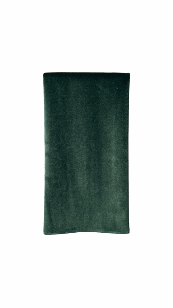 Hunter Green Velvet Napkin