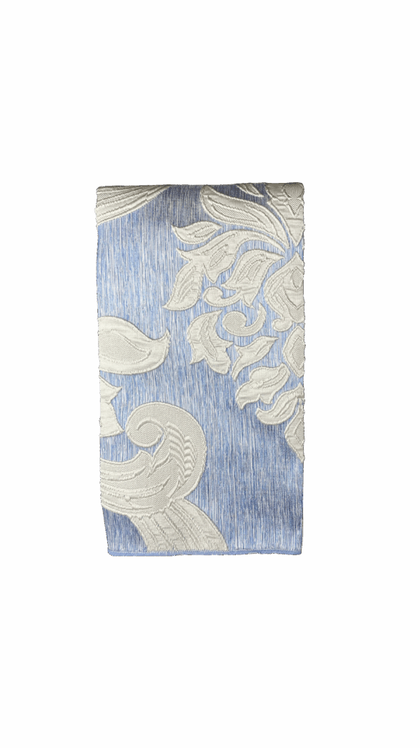 Navy Blue/Silver Charlotte Damask Napkin
