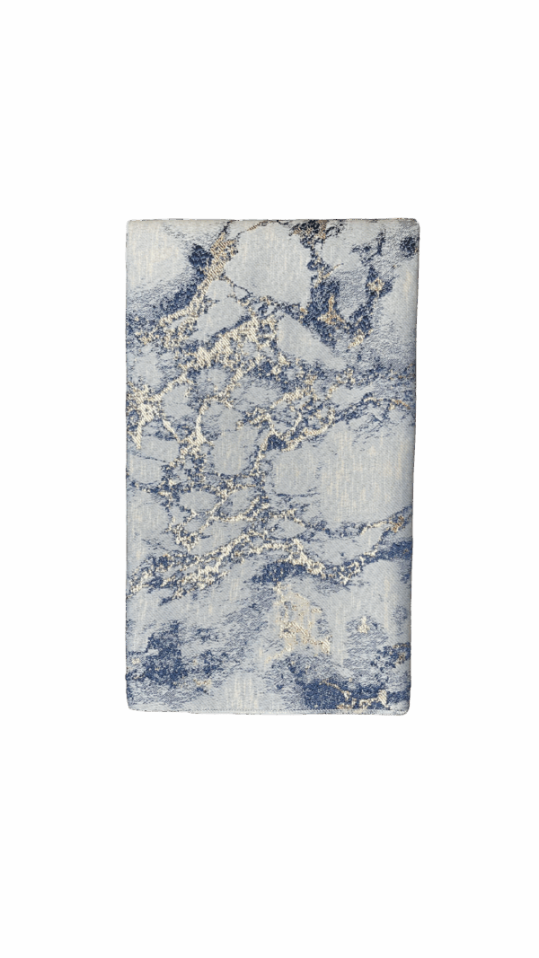 Navy/Gold Dazzle Marble Napkin
