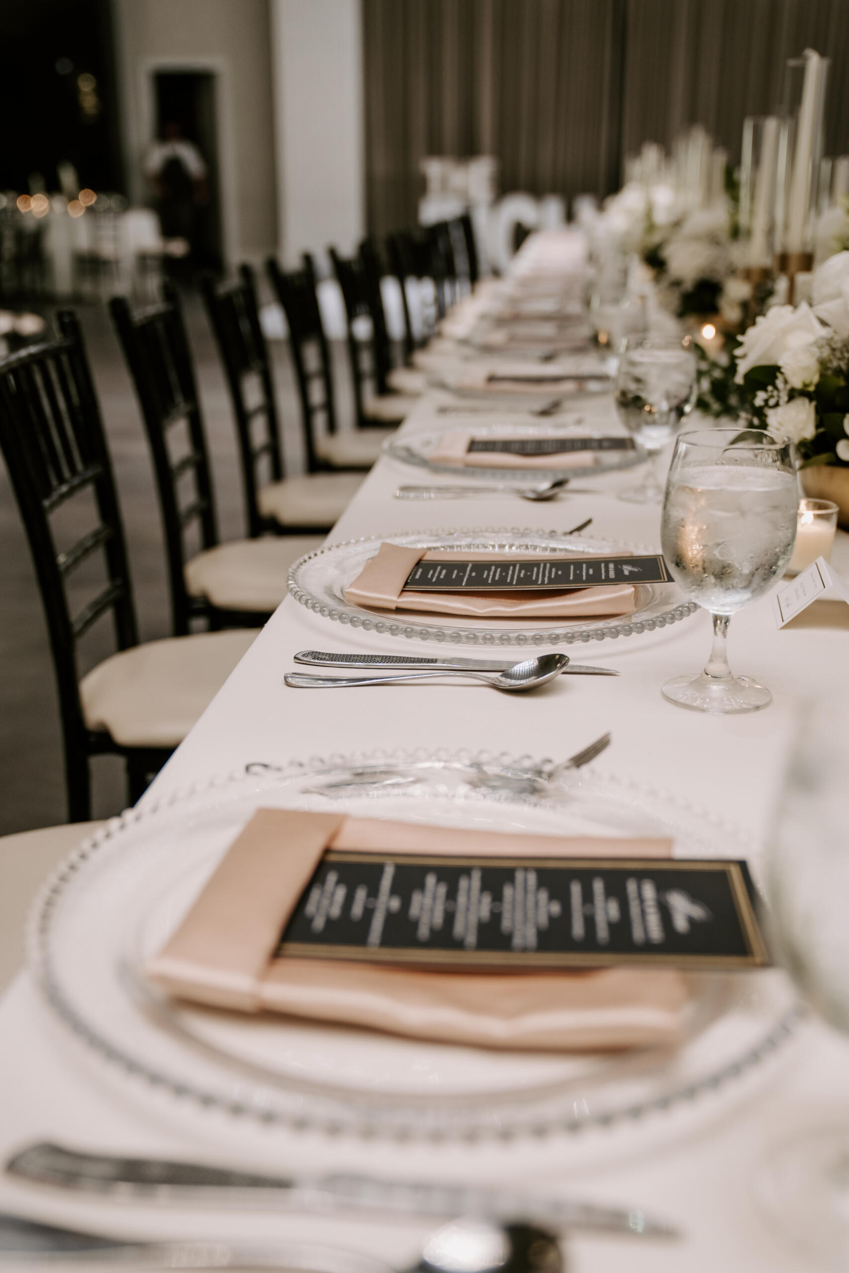 Champagne Matte Satin Napkin - Image 3