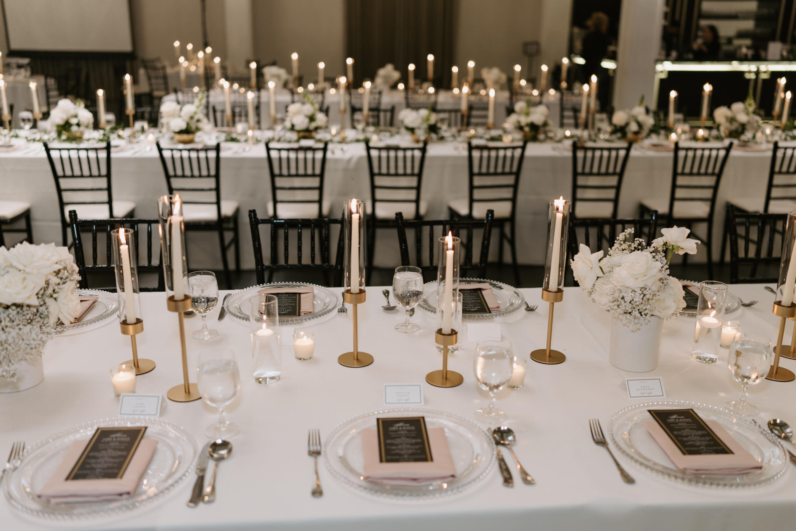 Champagne Matte Satin Napkin - Image 4
