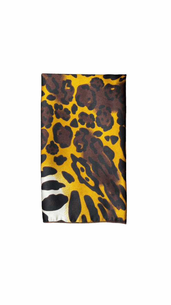 Leopard Print Satin Napkin