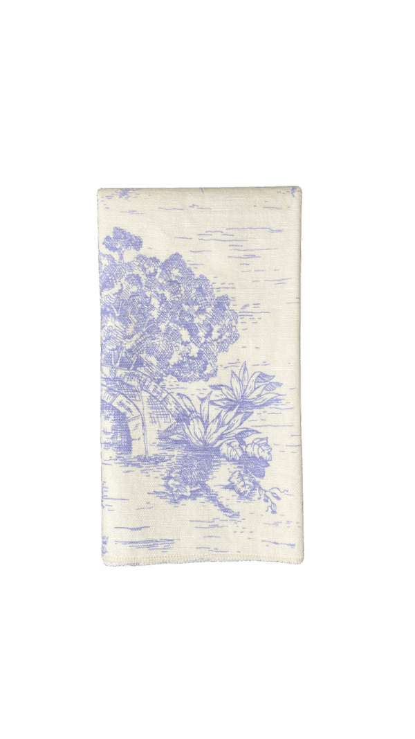 Periwinkle Toile Napkin