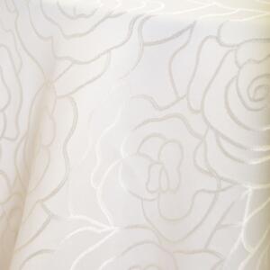 Rio Rose Tablecloth: Off-White/Alabaster