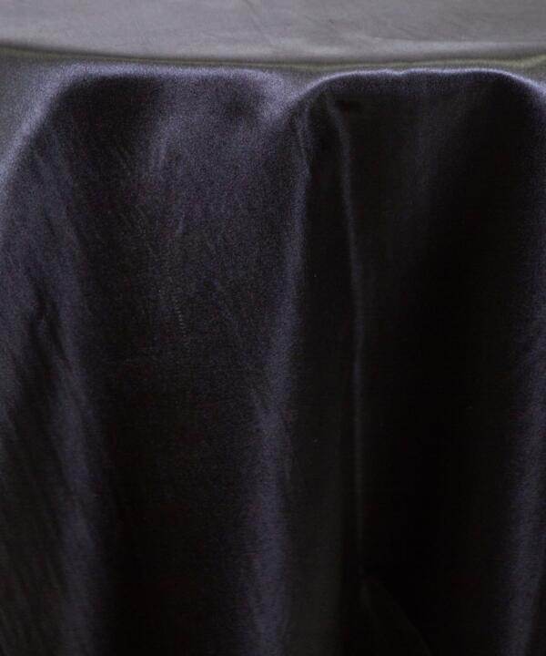 Satin Tablecloth: Black