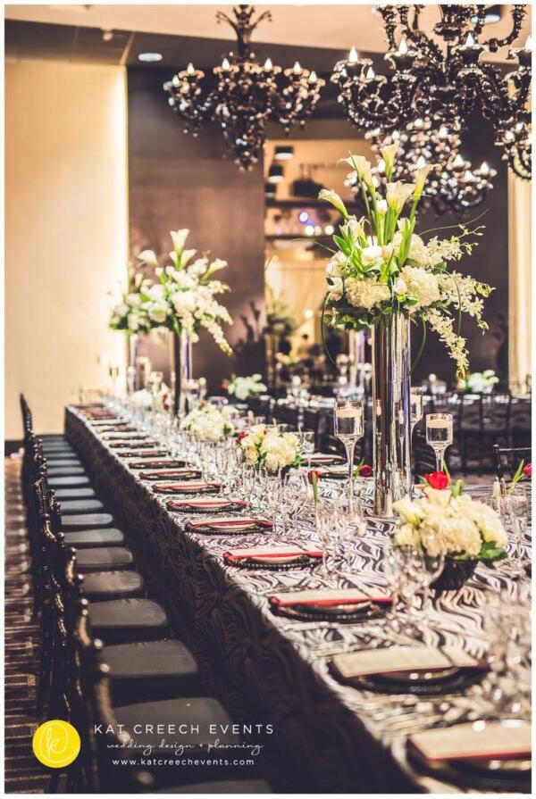 Charisma Tablecloth: Black & Silver - Image 3