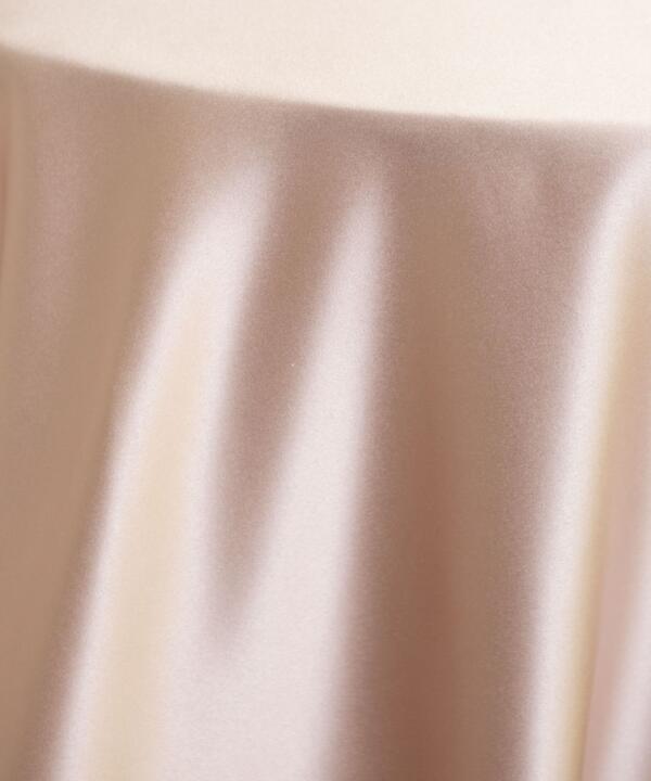 Satin Tablecloth: Cashmere Matte