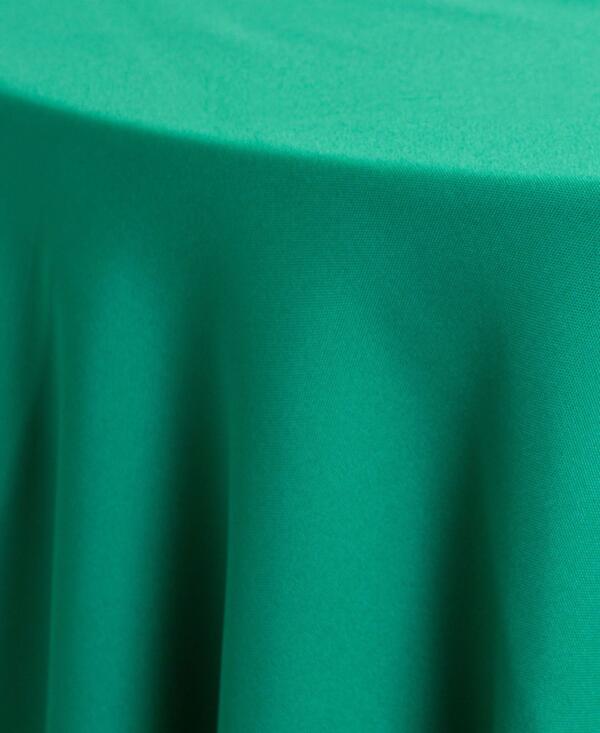 Poplin Tablecloth: Emerald