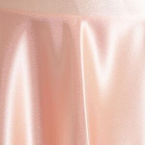 Satin Tablecloth: Peach Crepe