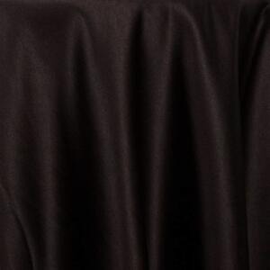Satin Tablecloth: Black Matte