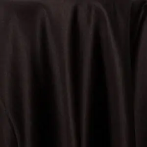 Satin Tablecloth: Black Matte
