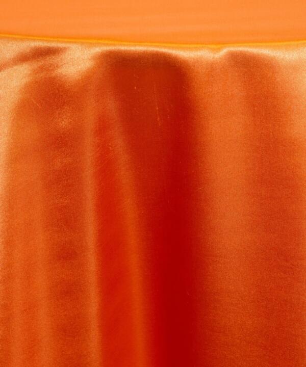 Satin Tablecloth: Orange