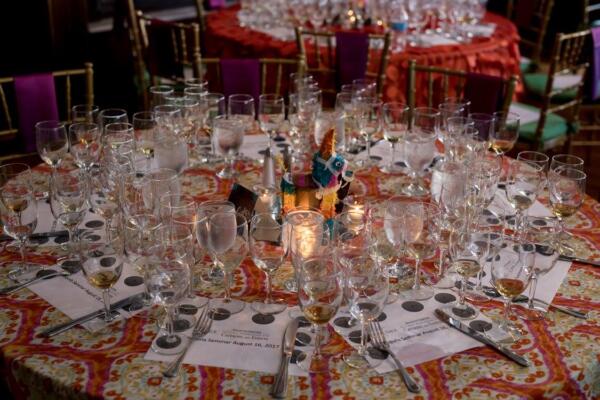 Ann's Ikat Tablecloth: Orange - Image 2