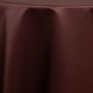 Satin Tablecloth: Brown Matte