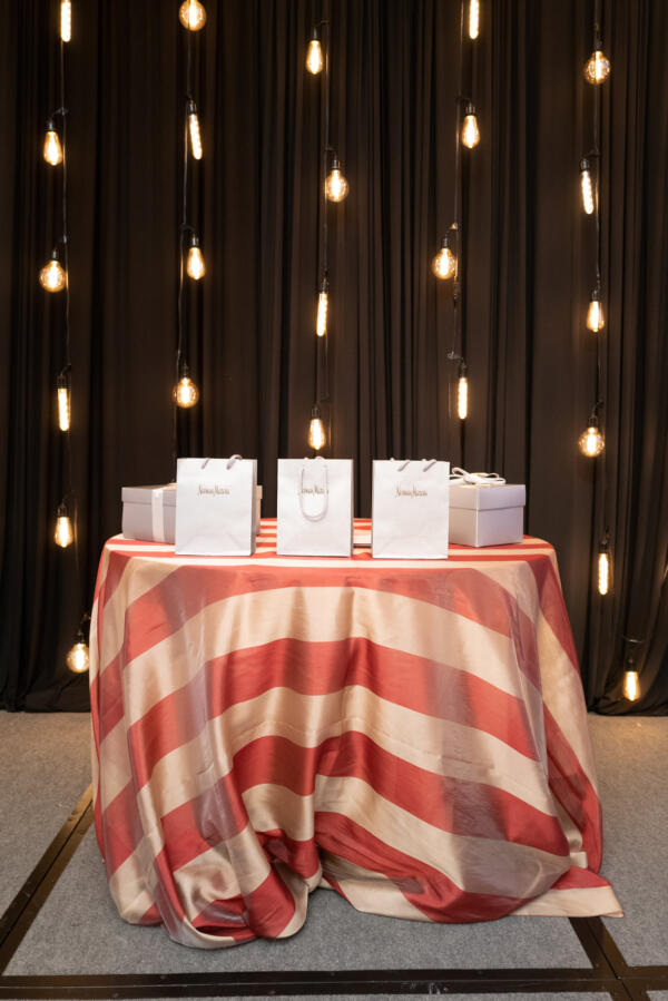 Asti Stripe Overlay: Cherry & Gold - Image 2