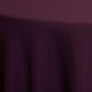 Poplin Tablecloth: Eggplant