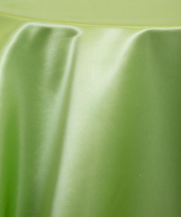 Satin Tablecloth: Lime