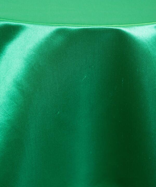 Satin Tablecloth: Emerald