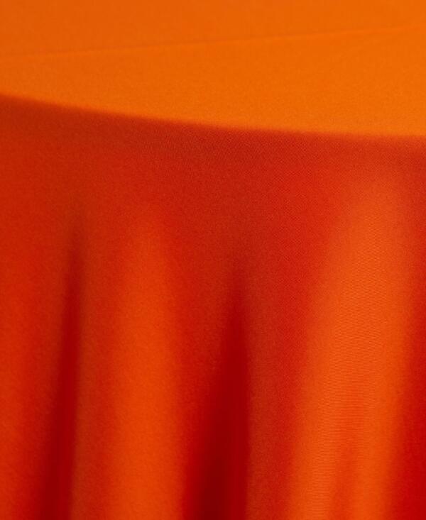 Poplin Tablecloth: Orange