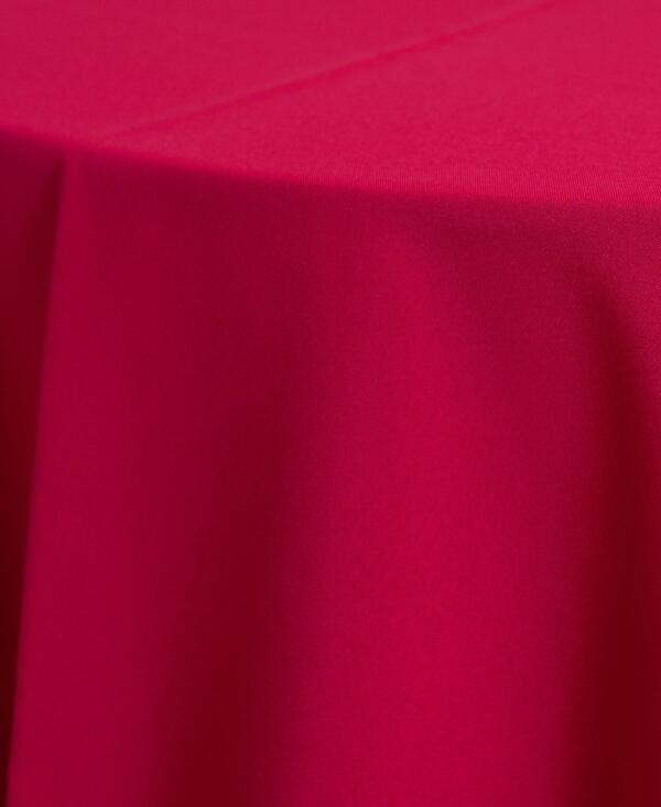 Poplin Tablecloth: Hot Pink