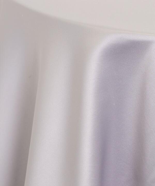 Satin Tablecloth: Silver Matte