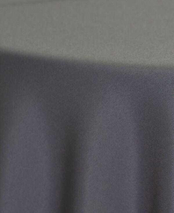 Poplin Tablecloth: Charcoal