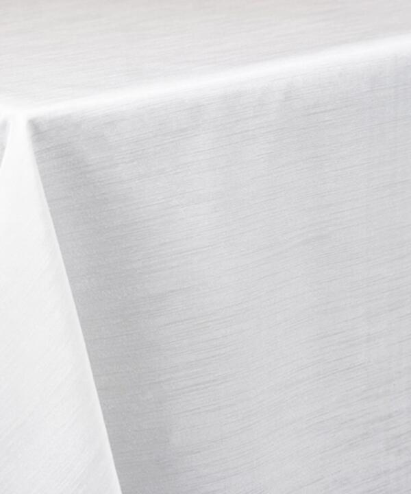 Satin Tablecloth: White Majestic