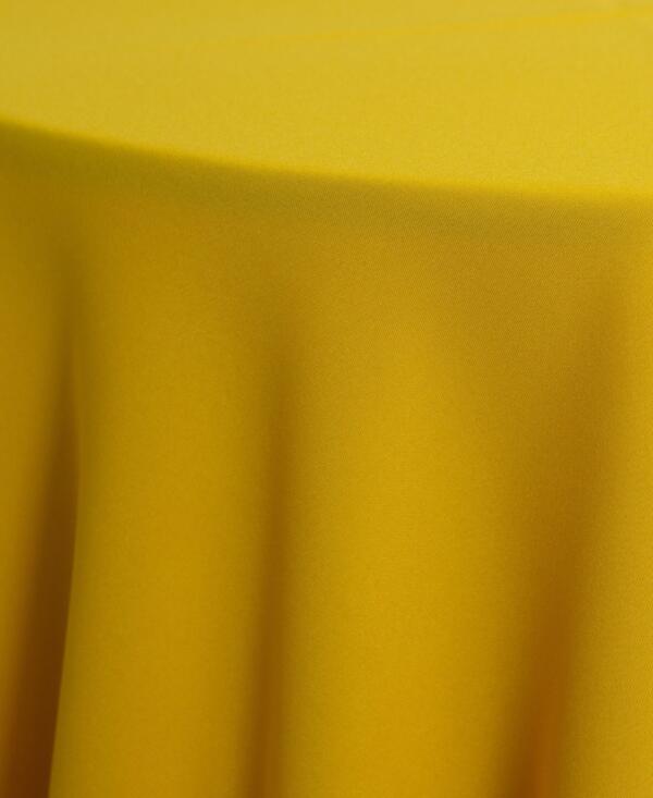 Poplin Tablecloth: Mustard Yellow