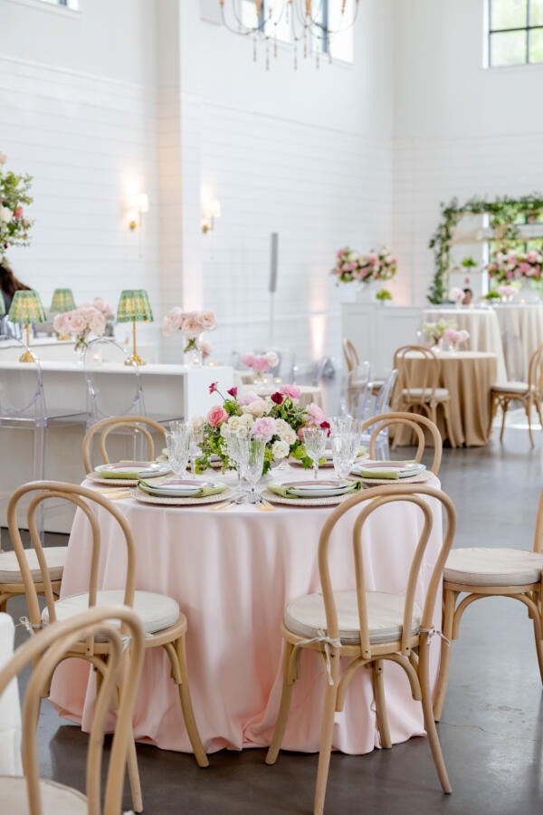 Poplin Tablecloth: Blush - Image 2