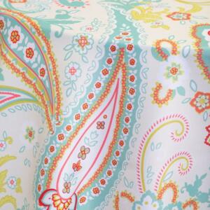 Ann's Paisley Tablecloth: Multicolored
