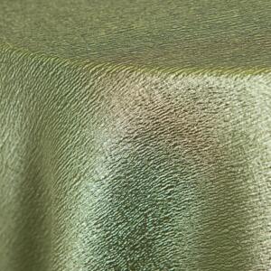 Luxury Bark Tablecloth: Apple Green