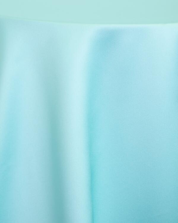 Satin Tablecloth: Aqua Matte