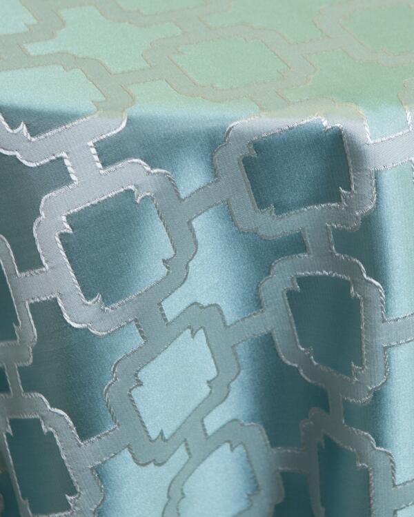 Nancy Tablecloth: Aqua